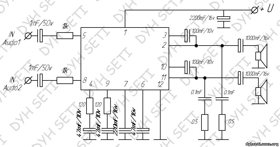 Ba5406 характеристики схема подключения